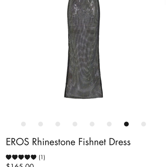 Inamore Rhinestone Mesh Dress - Picture 2 of 3